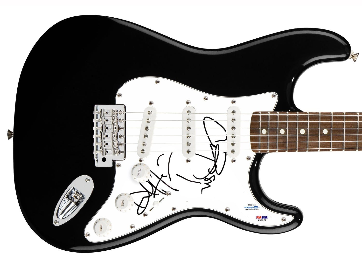 Los Lobos Signed Autographed Guitar ACOA PSA