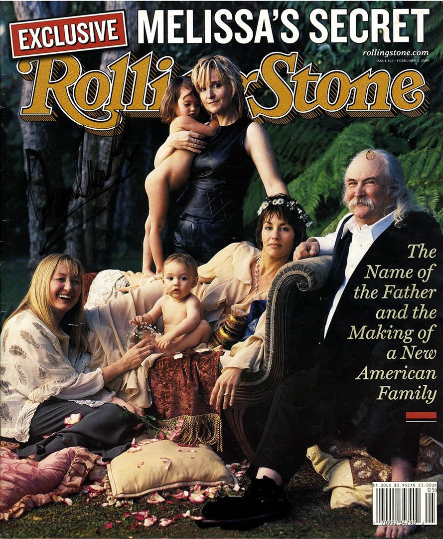David Crosby Signed Rolling Stone Magazine