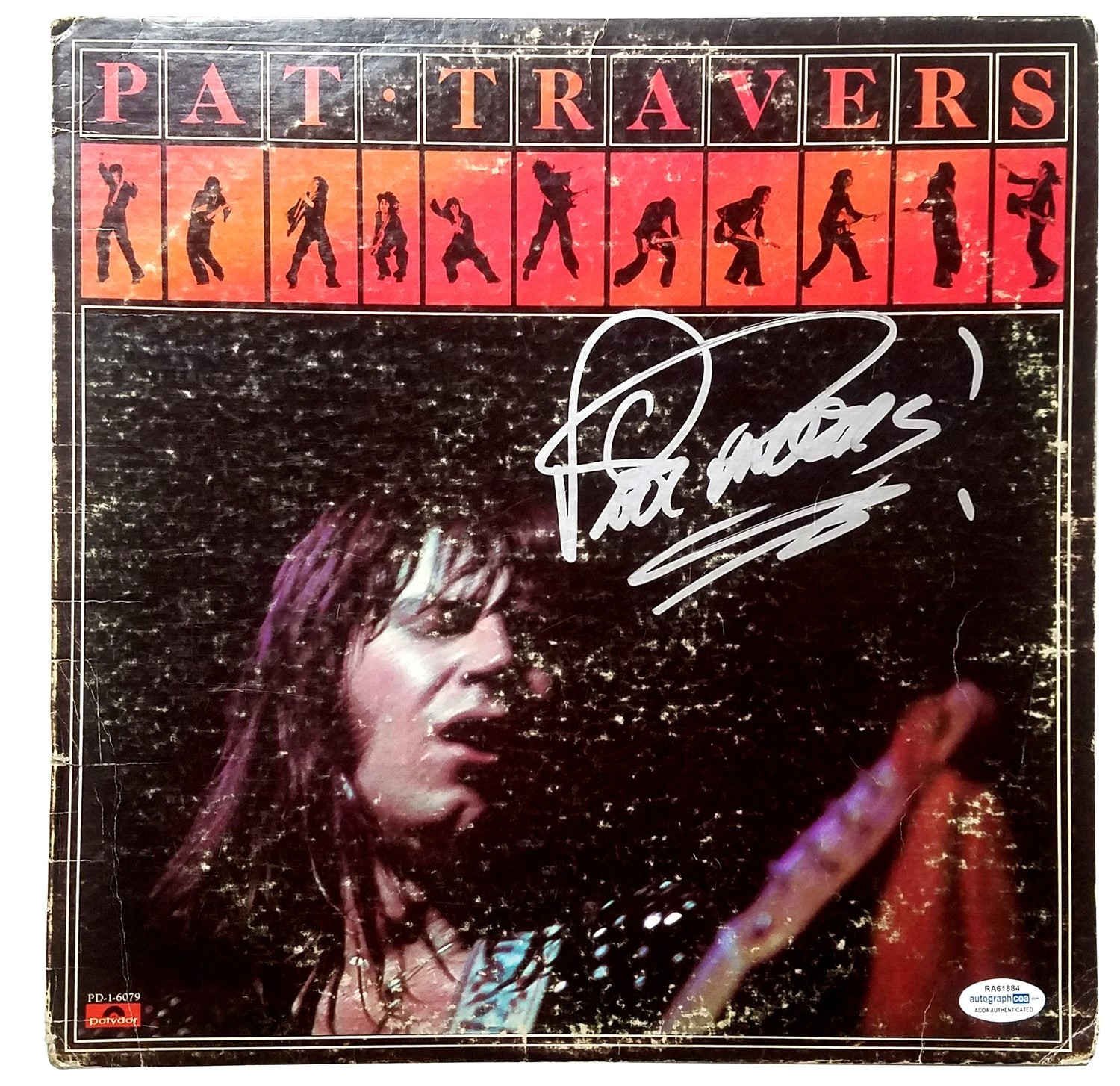 Pat Travers Signed Autographed Record Album LP ACOA
