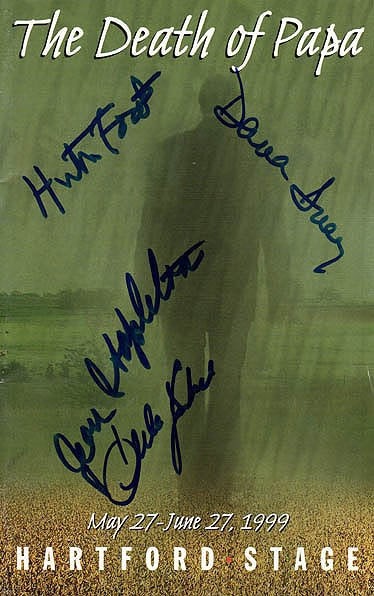 Death of Papa Cast Autographed Program Jean Stapleton Signed Playbill