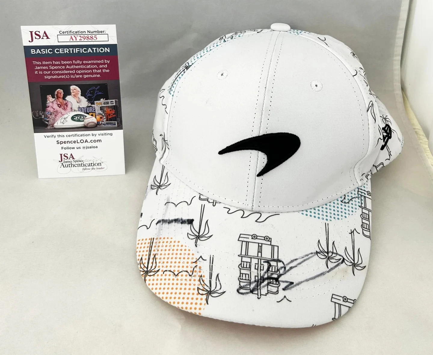 Oscar Piastri Signed Hat Miami GP McLaren F1 Formula 1 JSA COA