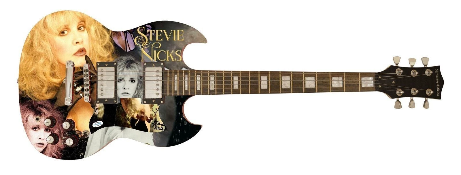 Fleetwood Mac Stevie Nicks Signed Autographed Live Concert Photo Guitar ACOA
