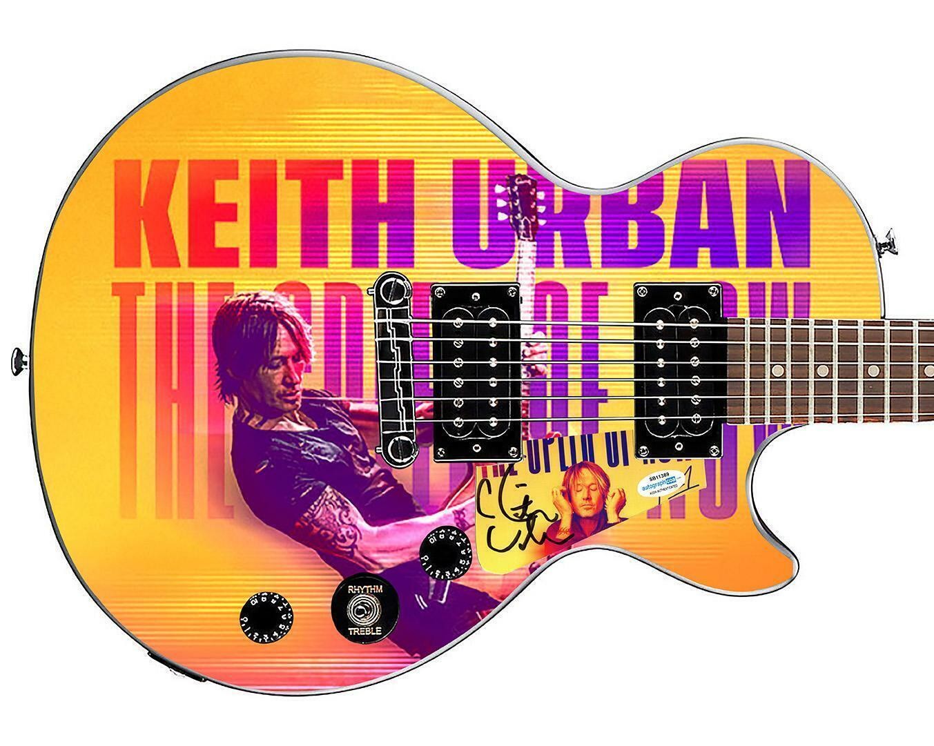 Keith Urban The Speed of Now LP CD Autographed  Graphics Gibson Epiphone Guitar