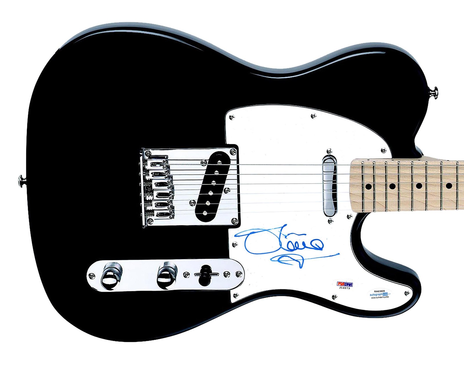 Olivia Newton-John Signed Autographed Guitar Grease ACOA PSA