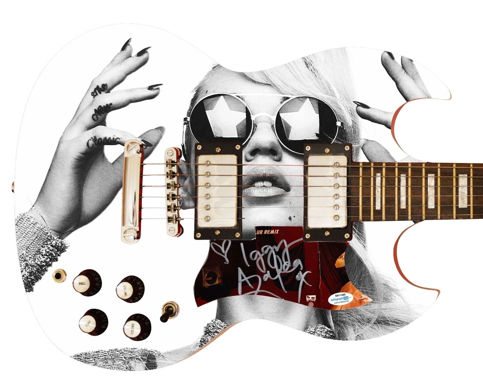 Iggy Azalea Signed Autographed Custom Graphics Photo Guitar ACOA