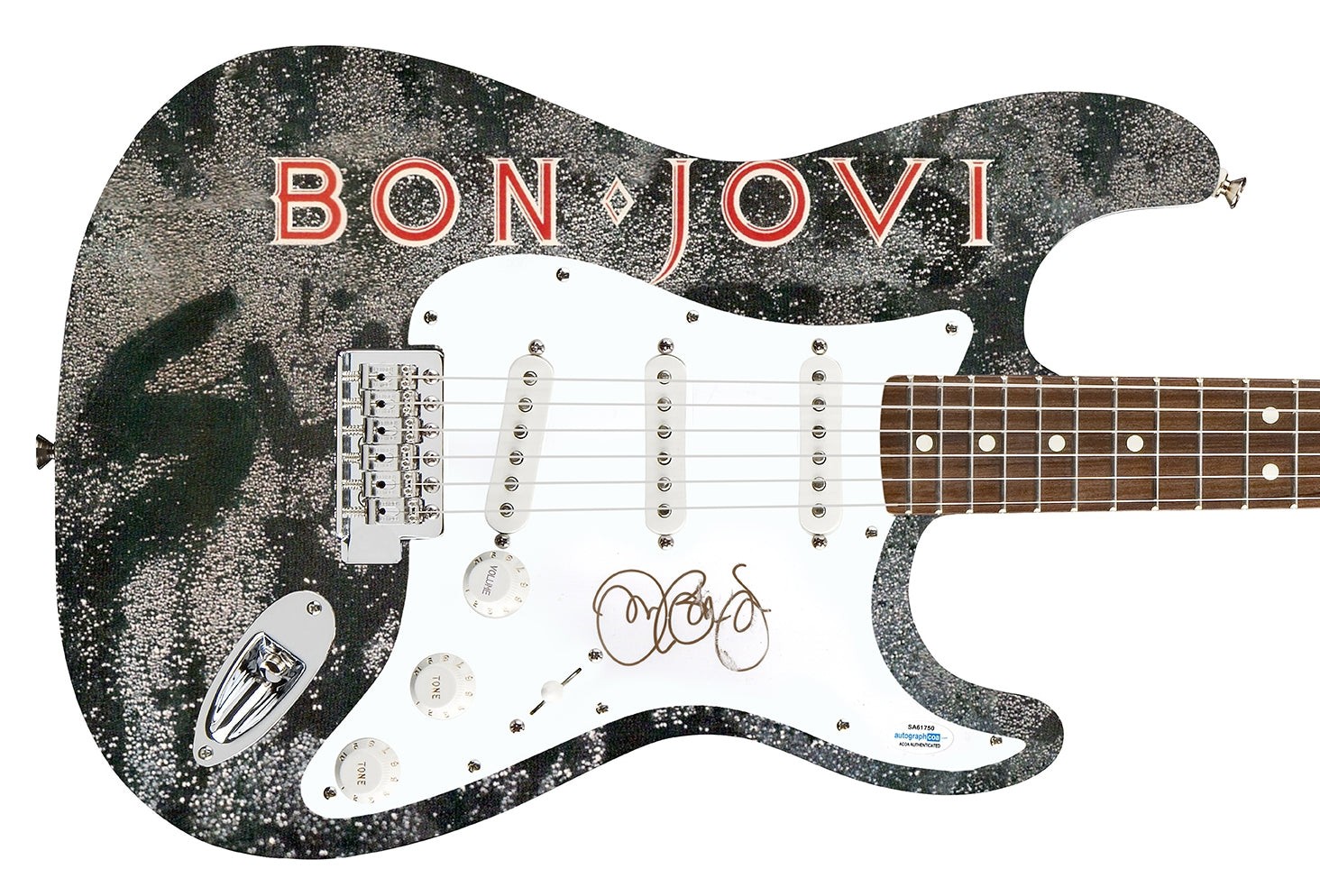 Jon Bon Jovi Signed Autographed Custom Photo Graphics Guitar ACOA ACOA