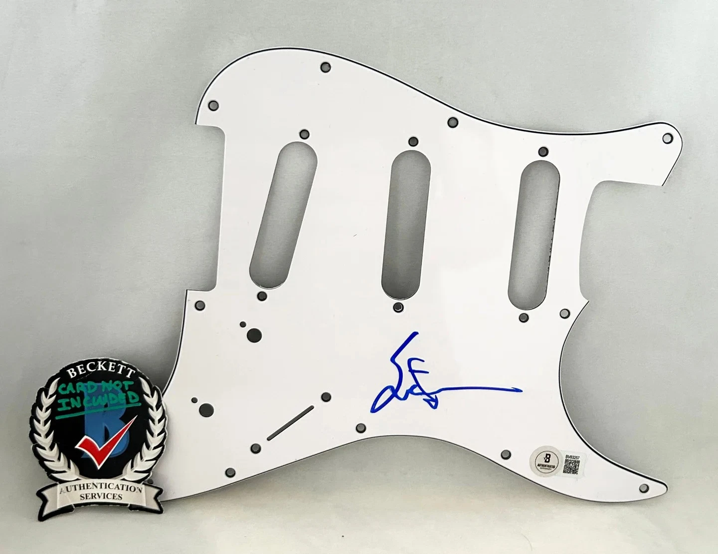 Yngwie Malmsteen Signed Electric Pickguard Beckett BAS 2 COA