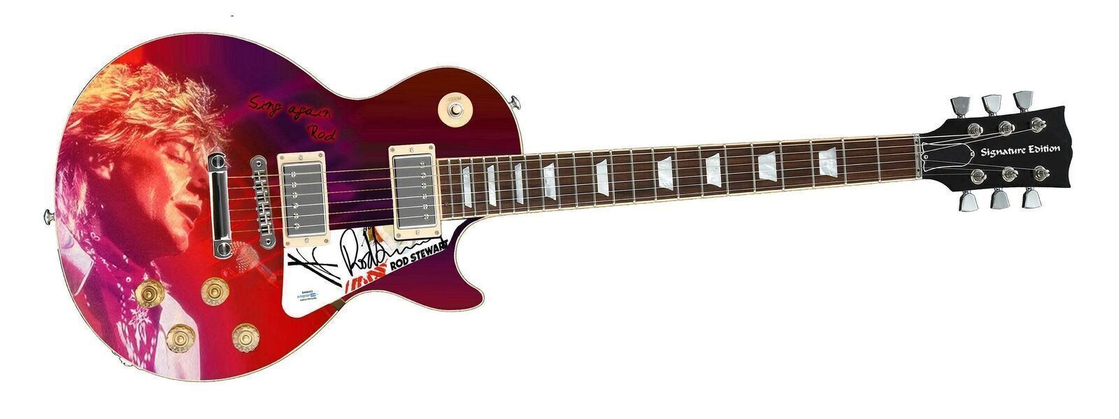 Rod Stewart Signed Autographed Album Lp Cd Photo Guitar ACOA