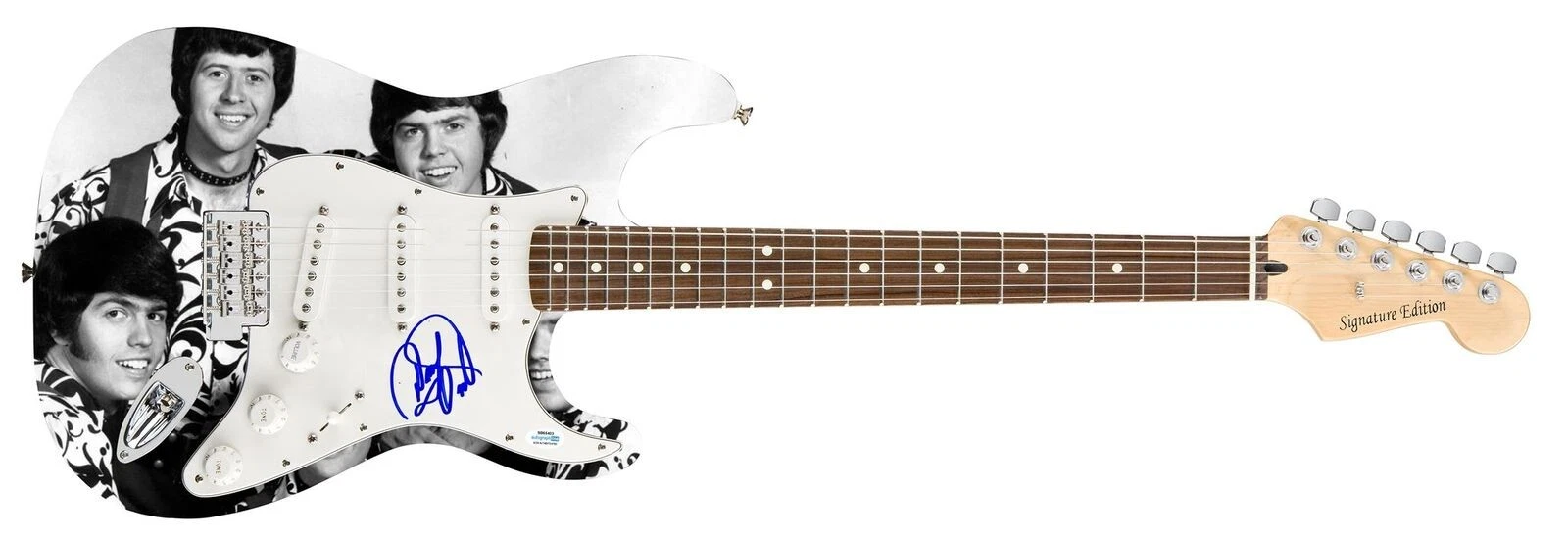 Donnie Osmond Signed Autographed 1/1 Custom Graphics Guitar ACOA
