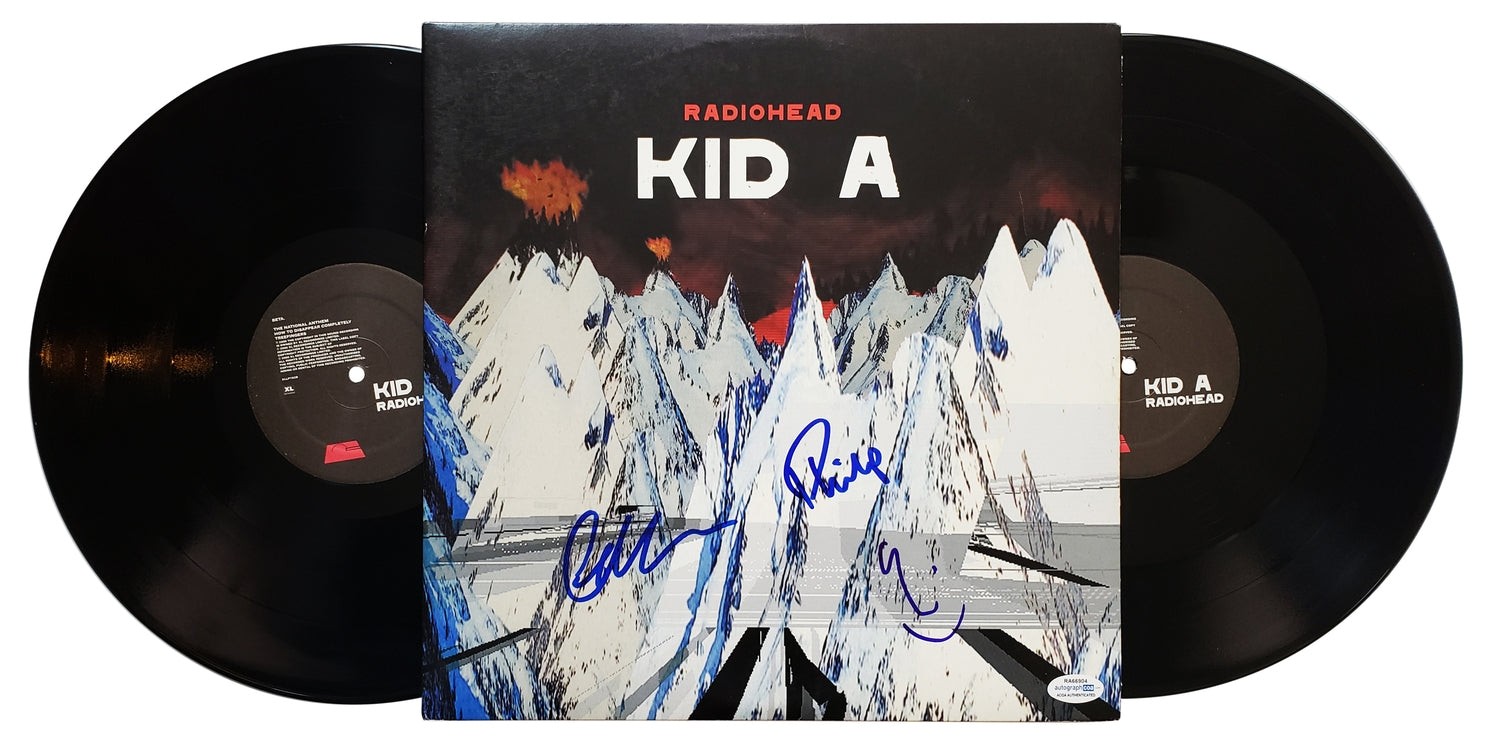 Radiohead Signed X3 Autographed Record Album LP ACOA