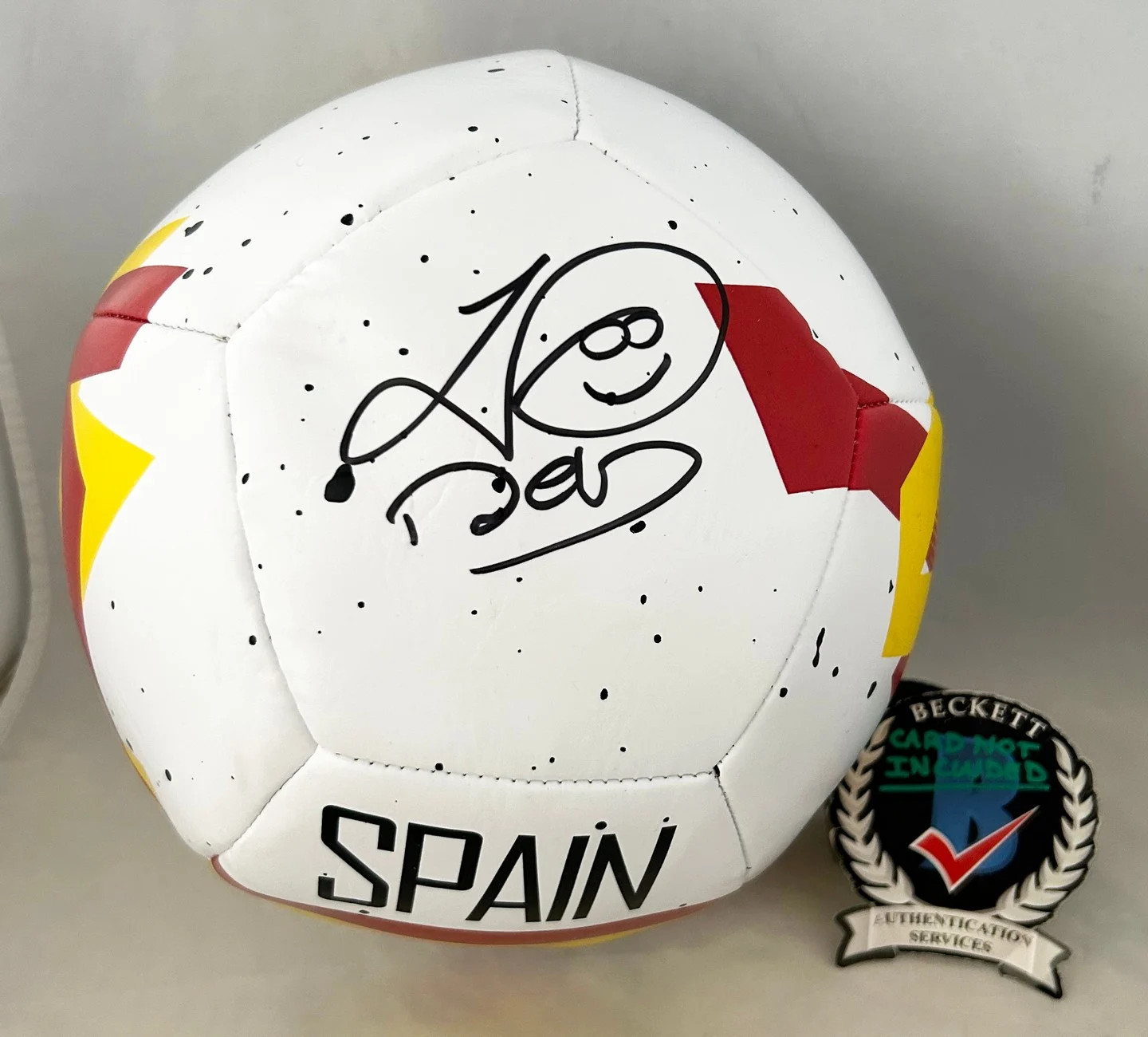 Xabi Prieto Signed Soccer Ball Spain Beckett BAS COA