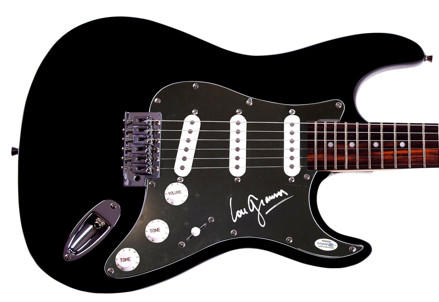 Foreigner Lou Gramm Signed Autographed Guitar ACOA