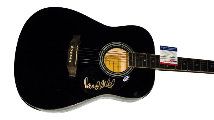 Desmond Child Signed Autographed Acoustic Guitar Psa/Dna Uacc Rd ACOA PSA