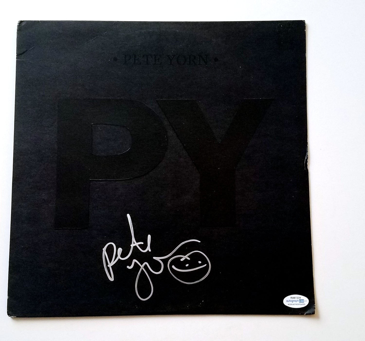 Pete Yorn Signed Autographed Self Titled Album Cover LP ACOA