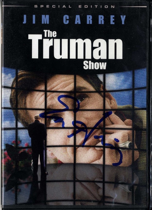 Ed Harris Signed Autographed Truman Show DVD Case