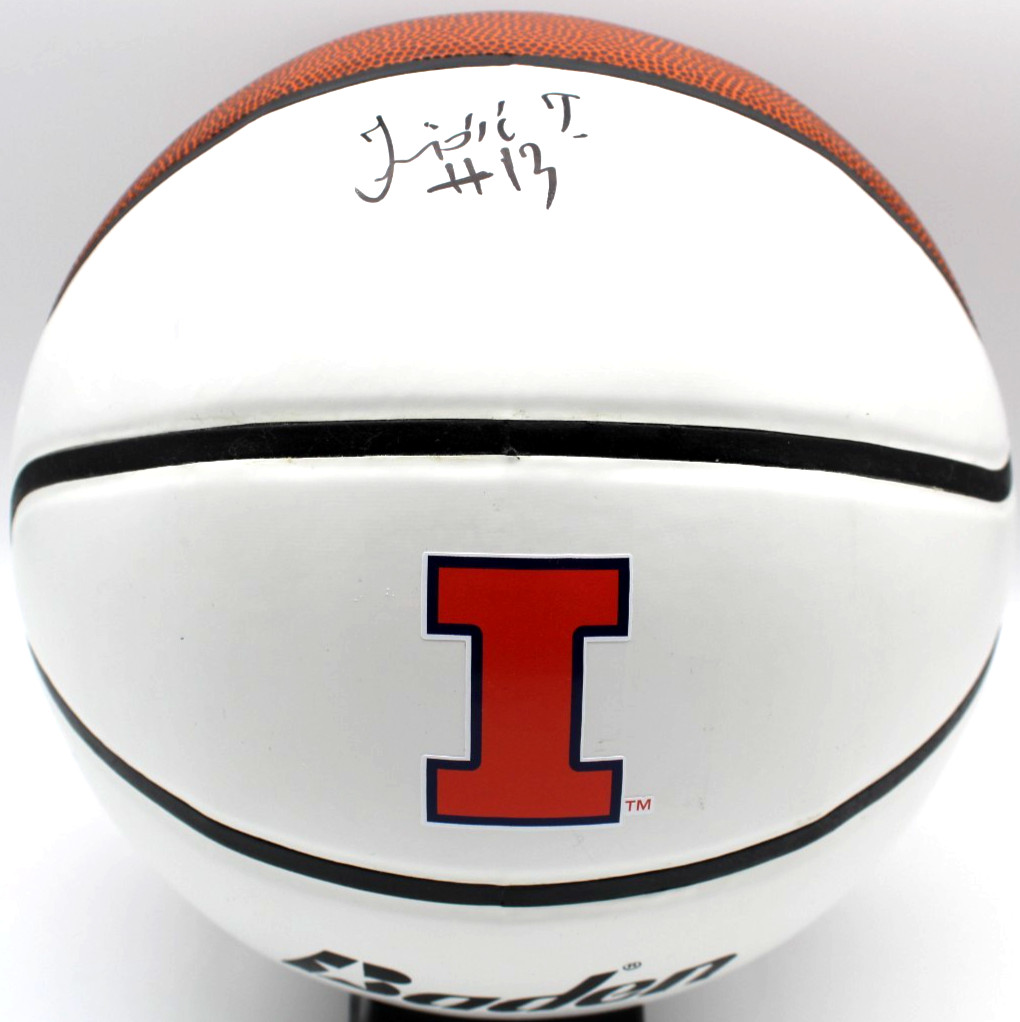TOMISLAV IVISIC SIGNED ILLINOIS FIGHTING ILLINI BASKETBALL W/BECKETT BV10291 COLLECTIBLE MEMORABILIA