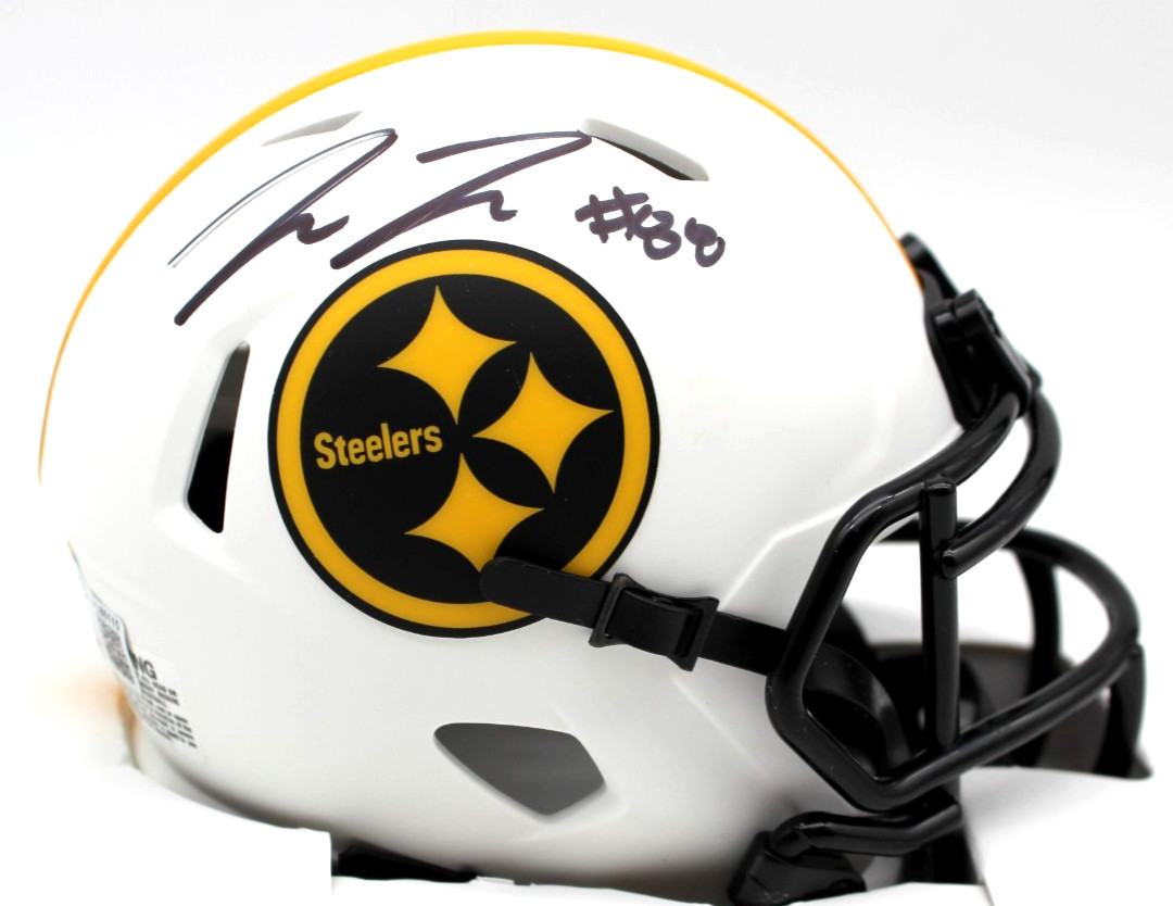 Pat Freiermuth Pittsburgh Steelers Signed Mini Helmet w/Beckett BAS WL86115