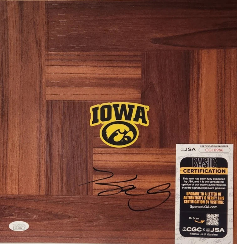Keegan Murray Signed Floorboard w/ JSA COA #CG18986 Iowa Hawkeyes