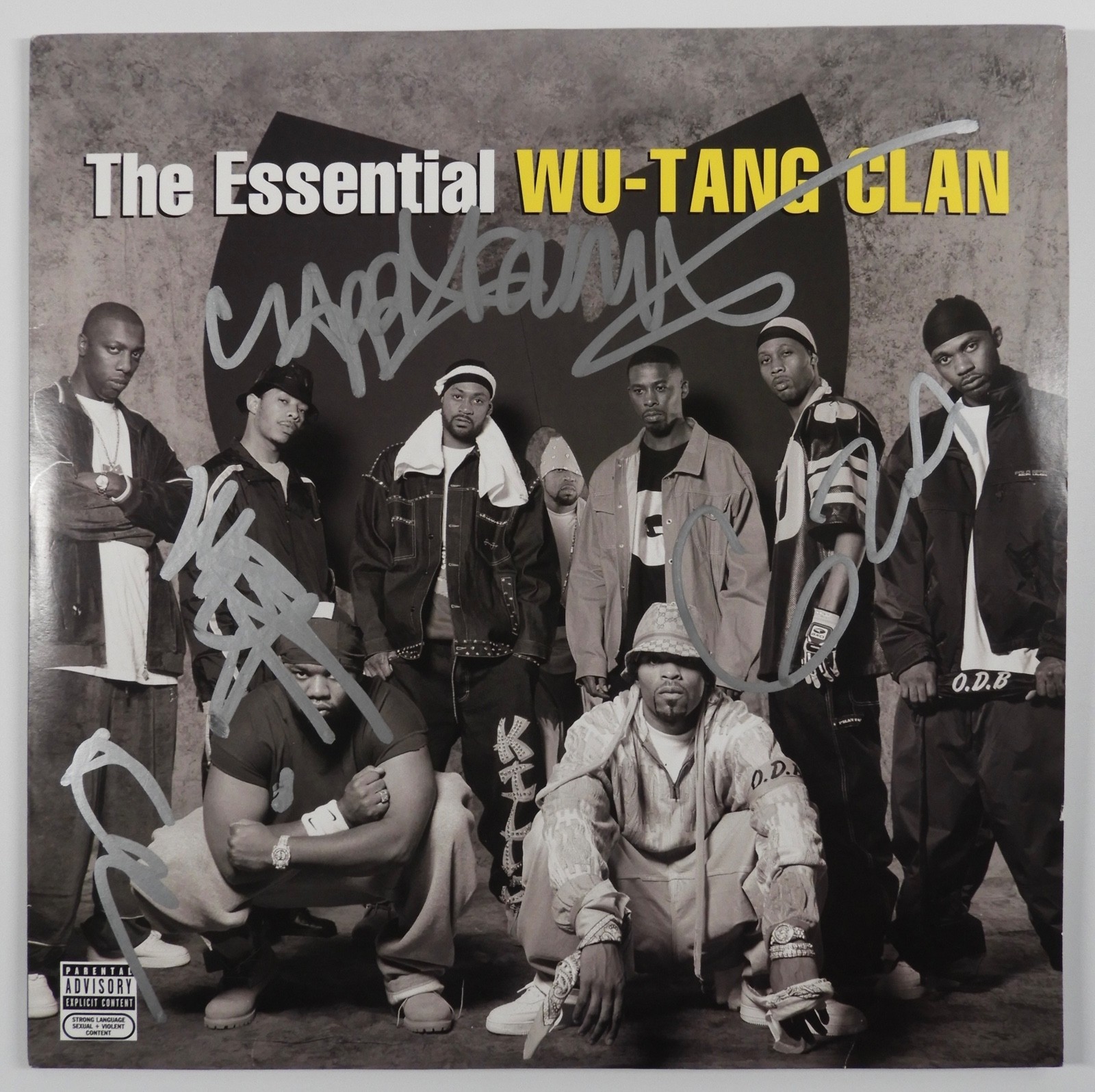 Wu-Tang Clan JSA Autograph Signed Album Vinyl Record The Essential