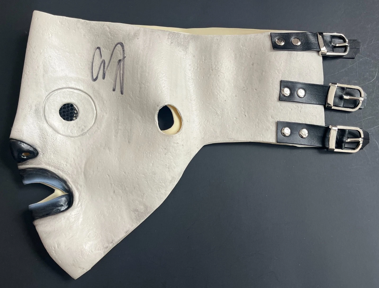 COREY TAYLOR SIGNED AUTOGRAPH SLIPKNOT MASK STONE SOUR w/ BECKETT WITNESSED COA