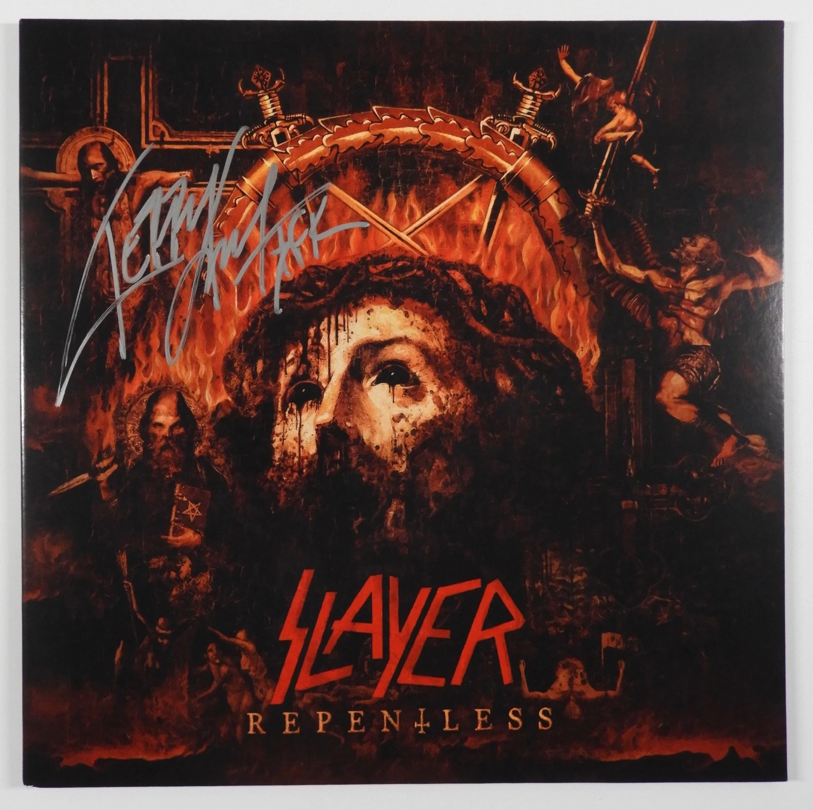 Slayer Kerry King Signed Autograph Album Record Vinyl Repentless