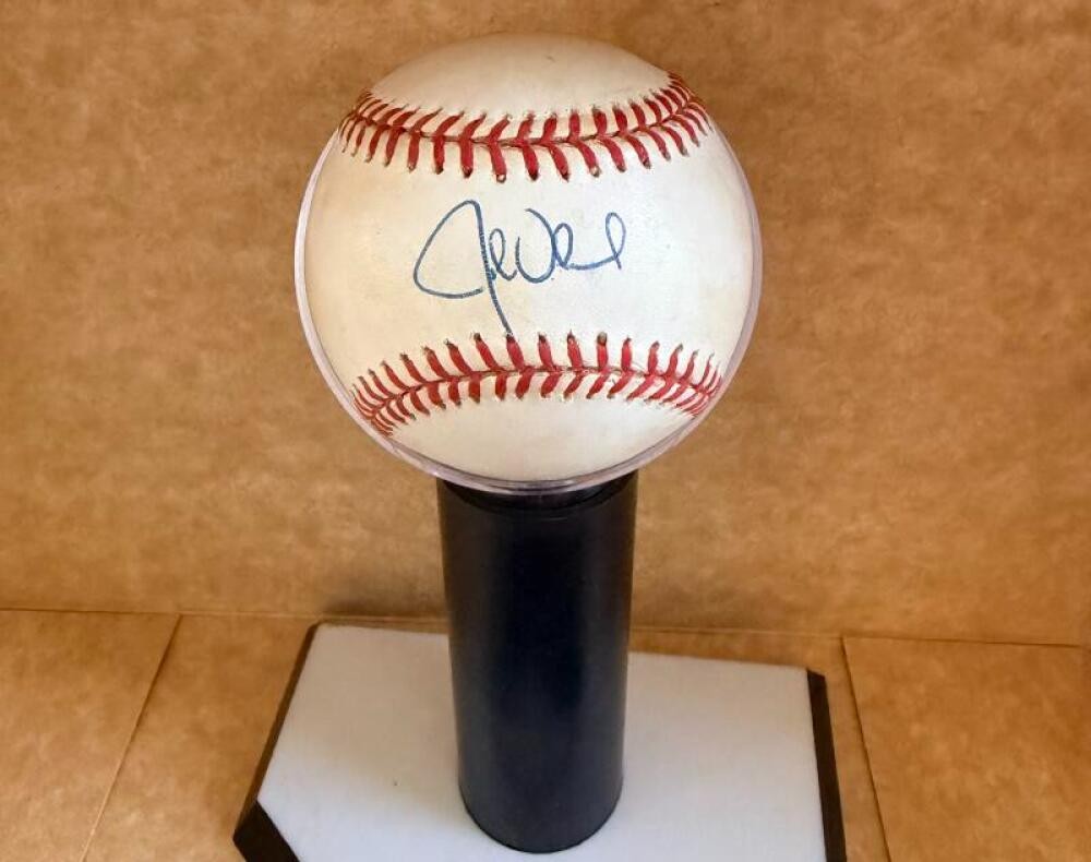 JOHN OLERUD METS/BLUE JAYS  SIGNED VINTAGE N.L. BASEBALLJ SAAUTH