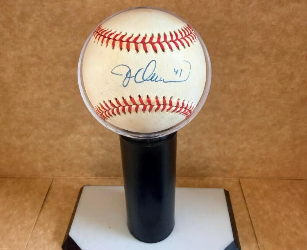 JESSE OROSCO METS/DODGERS SIGNED AUTOGRAPHED M.L. BASEBALL BECKETT AUTH