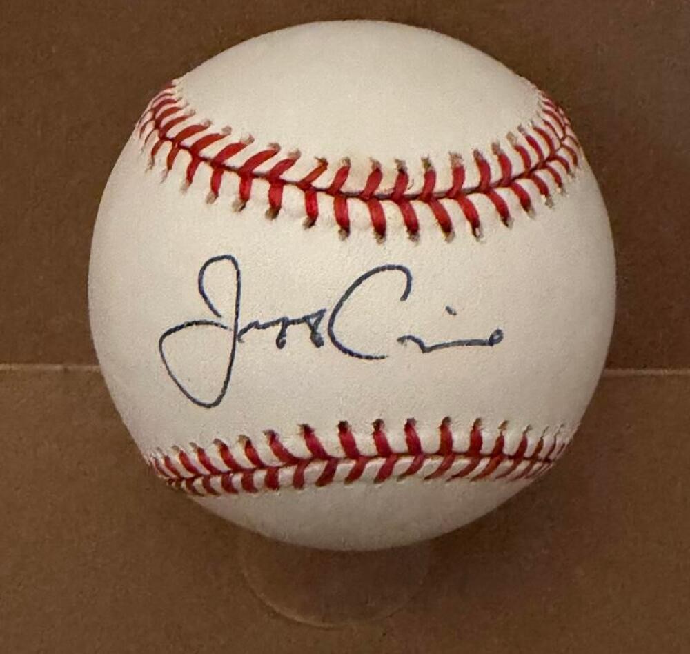 JEFF CONINE METS/MARLINS/REDS SIGNED AUTOGRAPHED M.L. BASEBALL BECKETT AUTH