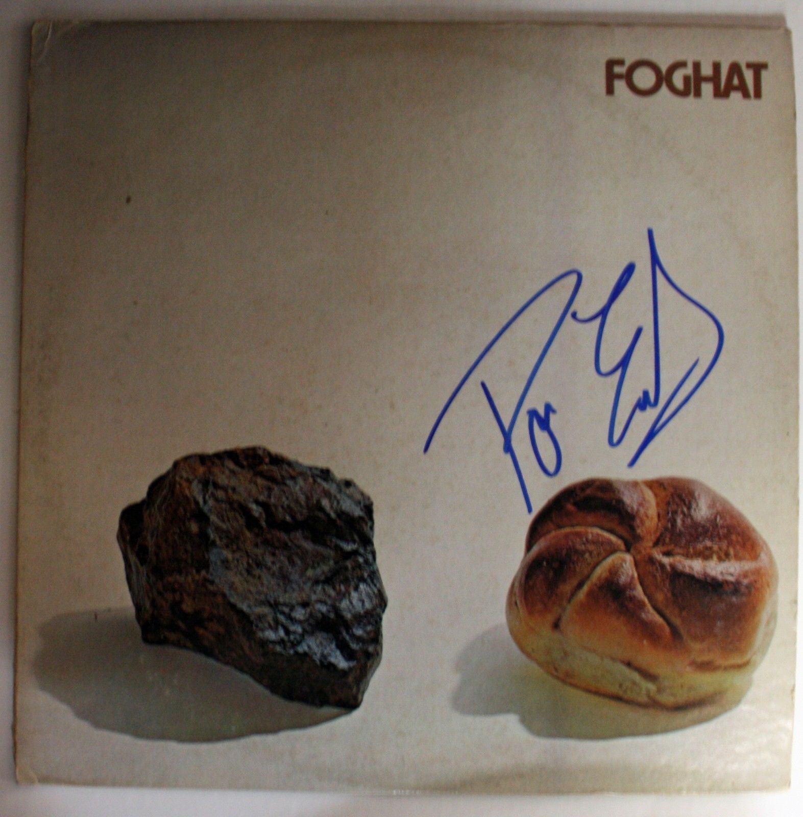 Foghat Roger Earl Signed Album Record LP JSA Authentic