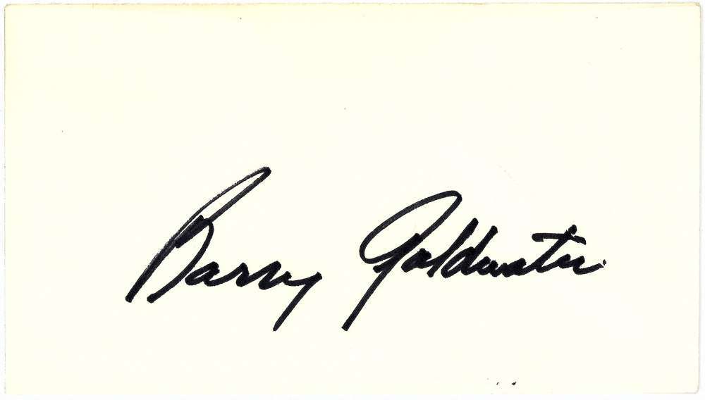 Barry Goldwater Signed Autographed FDC First Day Cover JSA