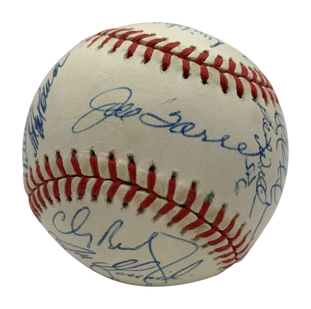 1999 New York Yankees Signed Autographed Jeter Torre WS Baseball JSA