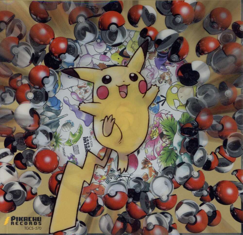 Pokemon 1998 Pikachu Records TGCS-570 Japanese Promo CD