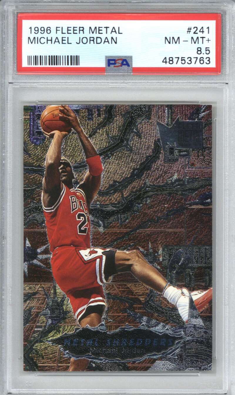 1996 Metal 241 Michael Jordan PSA 8.5