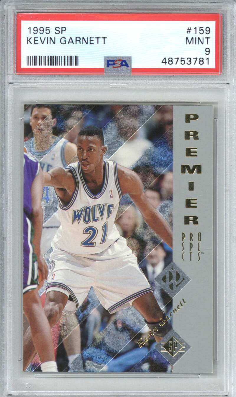 1995 SP 159 Kevin Garnett PSA 9