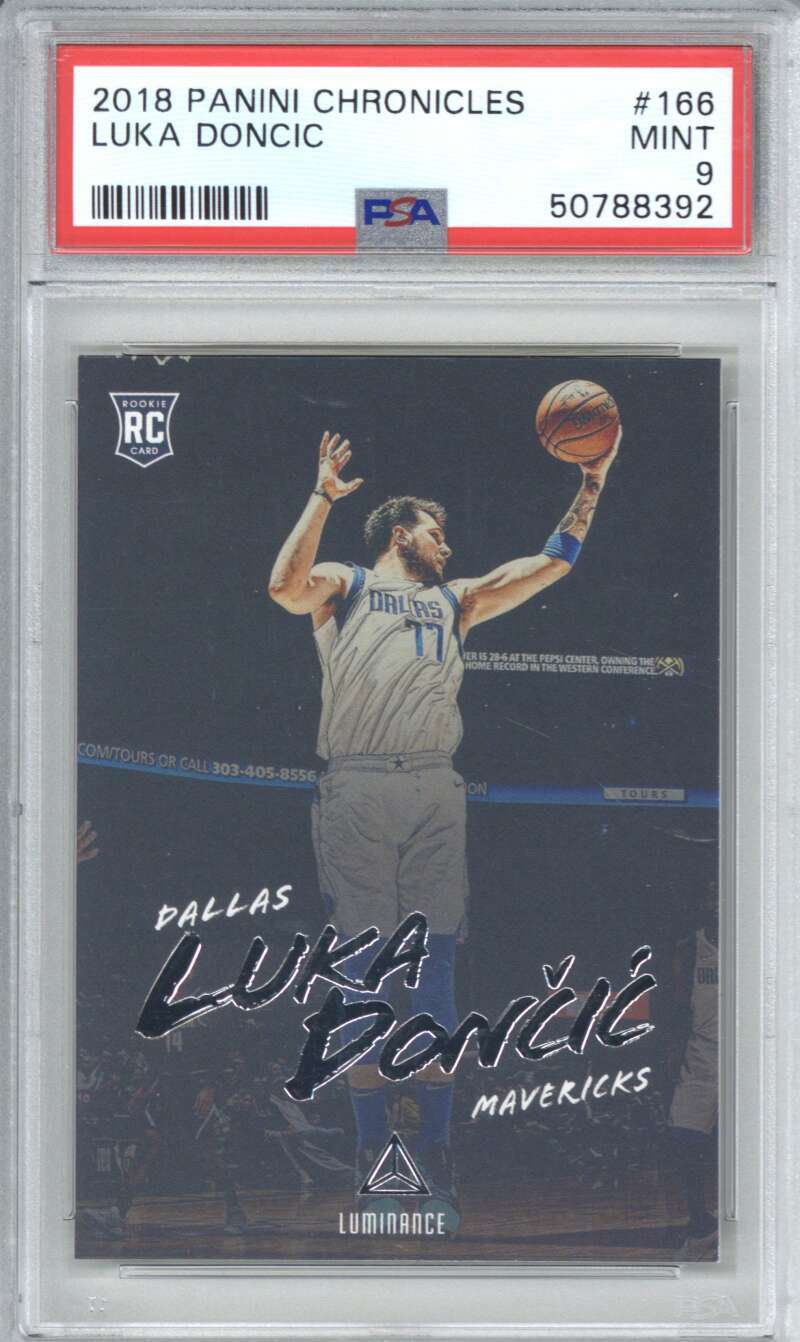 2018 Panini Chronicles 166 Luka Doncic PSA 9