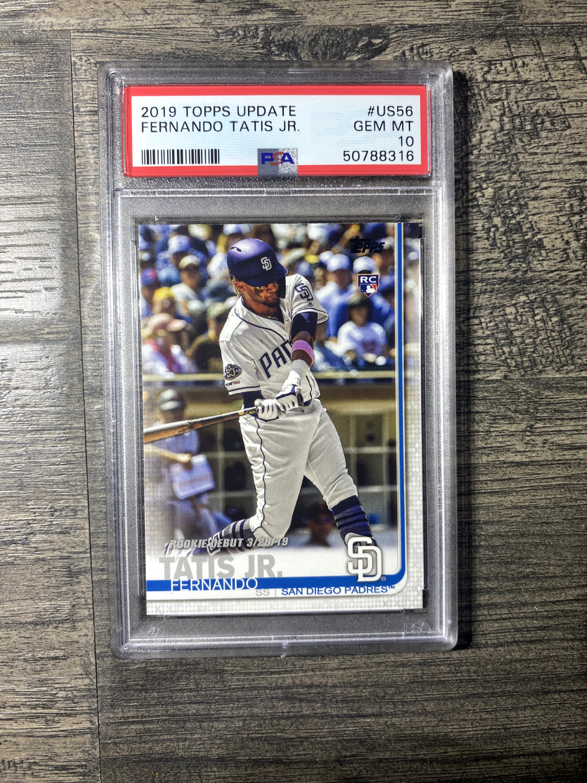 2019 Topps Update Fernando Tatis Jr PSA 10