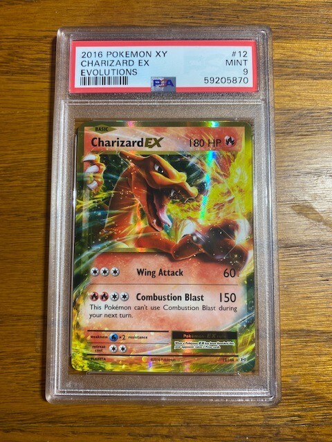 2016 Pokemon XY Evolutions Charizard EX 12 PSA 9