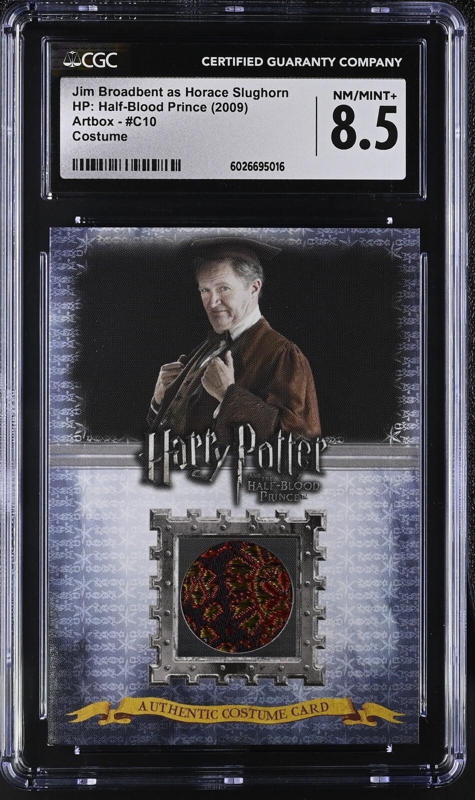 2009 Artbox Harry Potter C10 Jim Broadbent Horace Slughorn /780 CGC 8.5