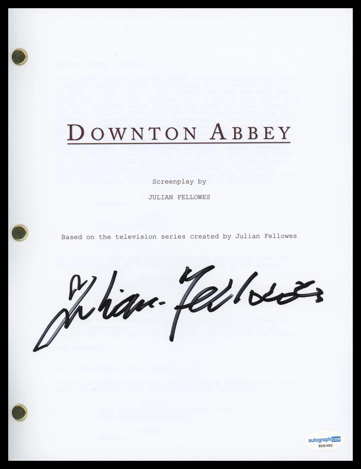 Julian Fellowes 