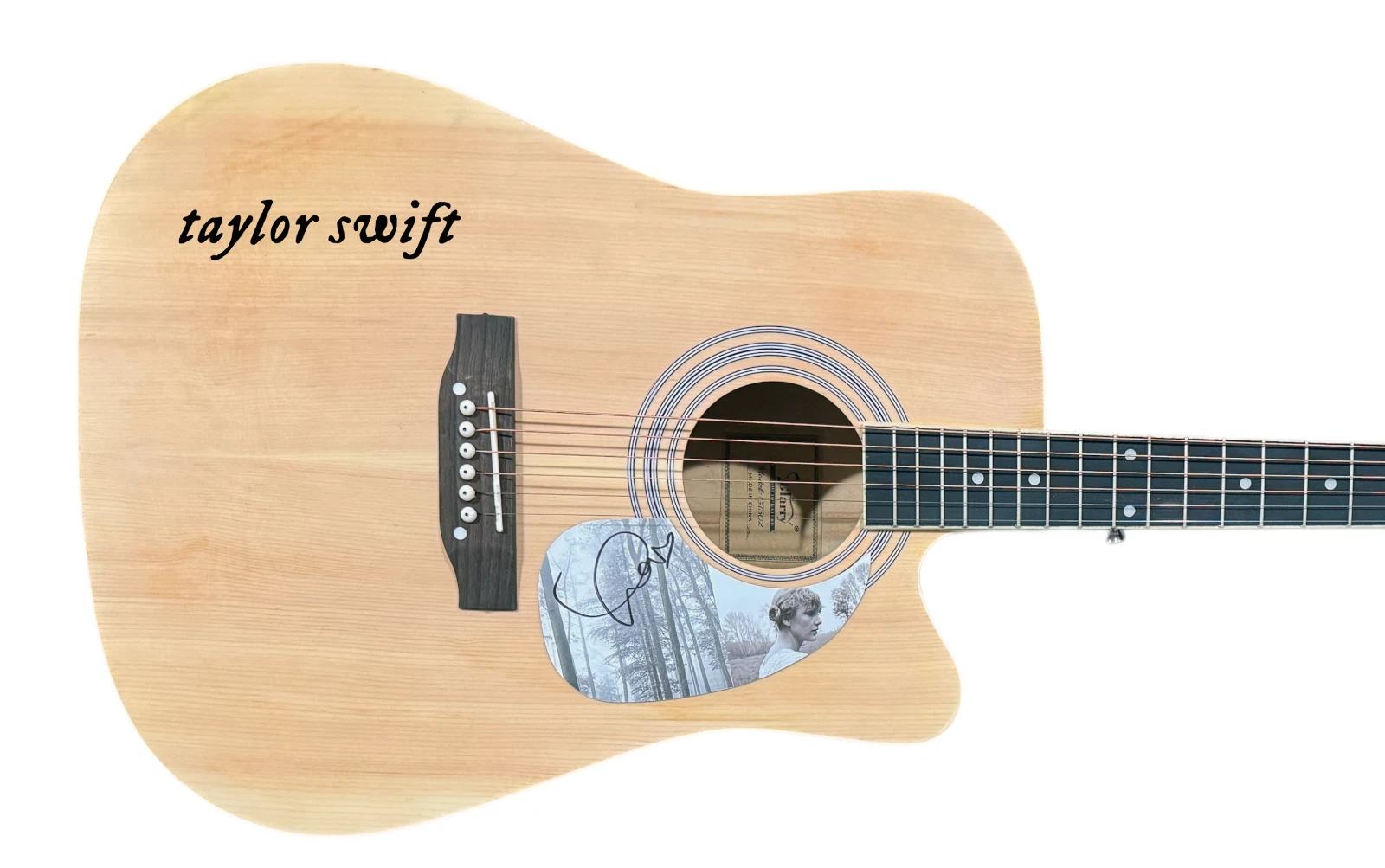 Taylor Swift Signed Autograph Full Size Acoustic Guitar Folklore 1989 TTPD ACOA