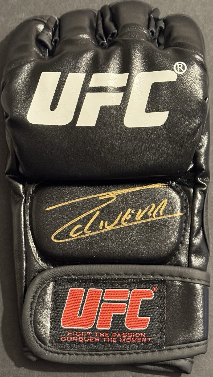 Charles Oliveira Signed Autographed UFC Fighter Glove MMA Champ BAS BECKETT COA