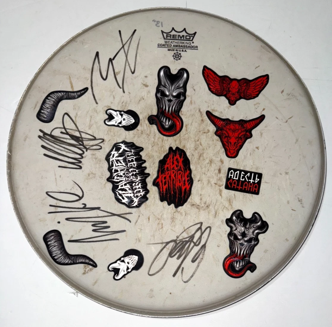 Slaughter To Prevail REAL hand SIGNED 13