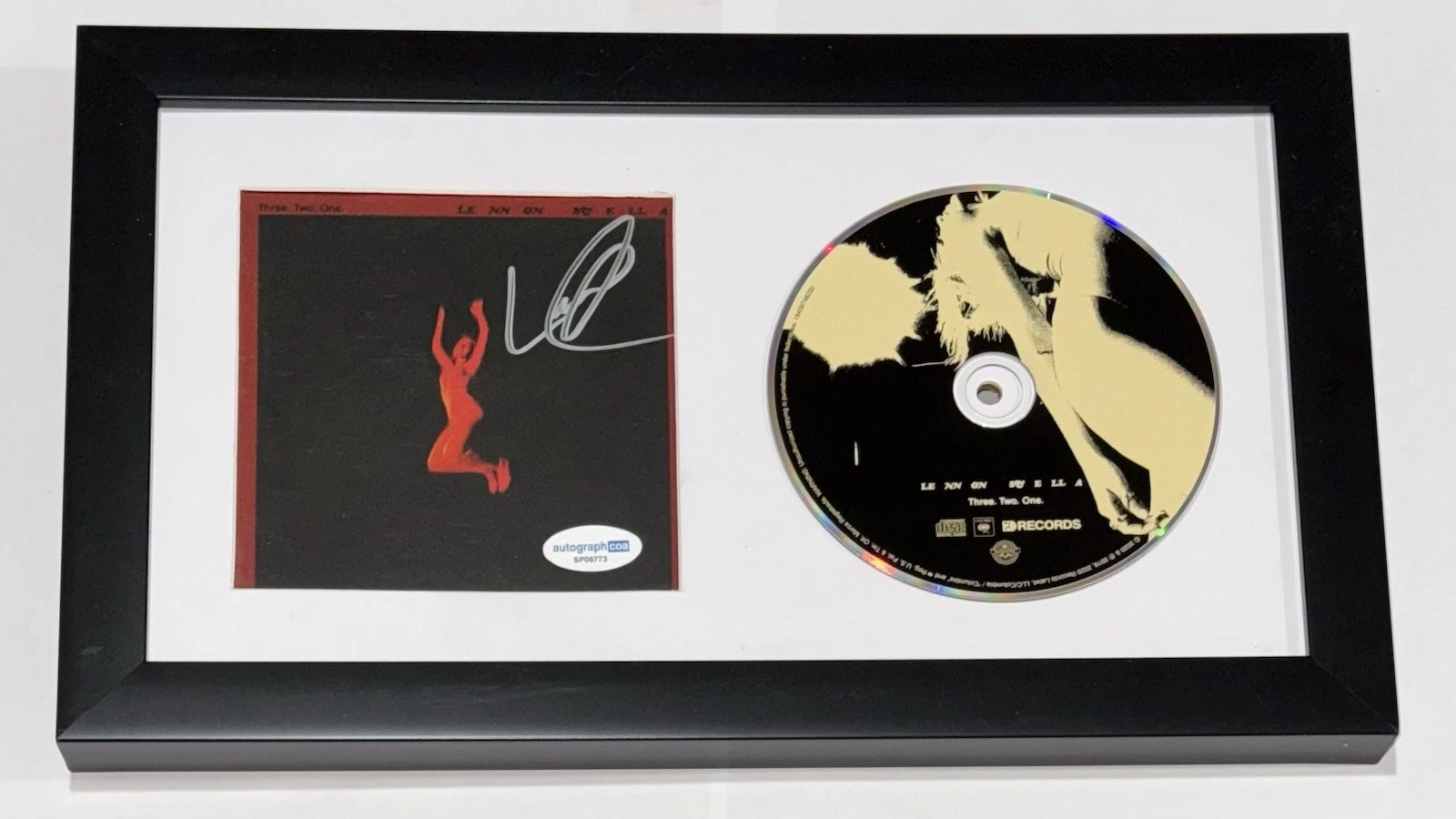 Lennon Stella Signed Autograph Three. Two. One. Framed CD Nashville ACOA COA