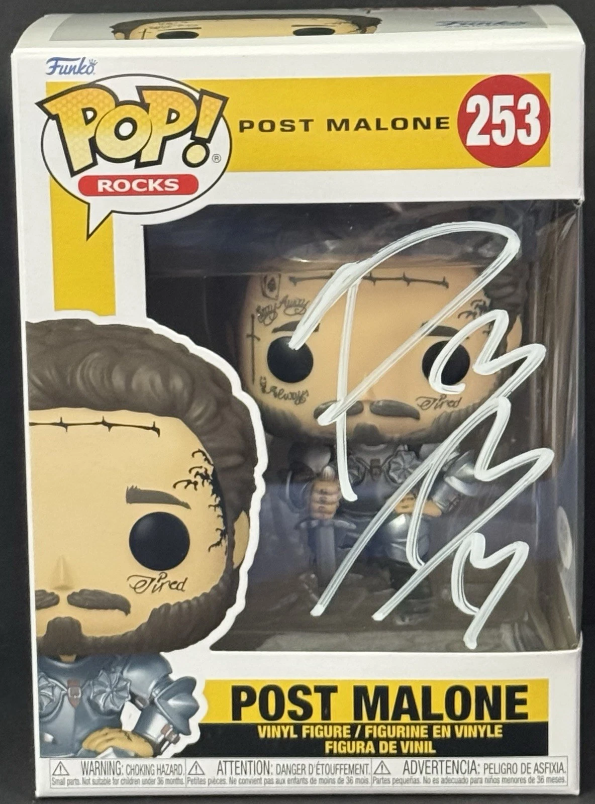 Post Malone Signed Autographed Funko Pop Austin PSA/DNA #253 Beer Bongs