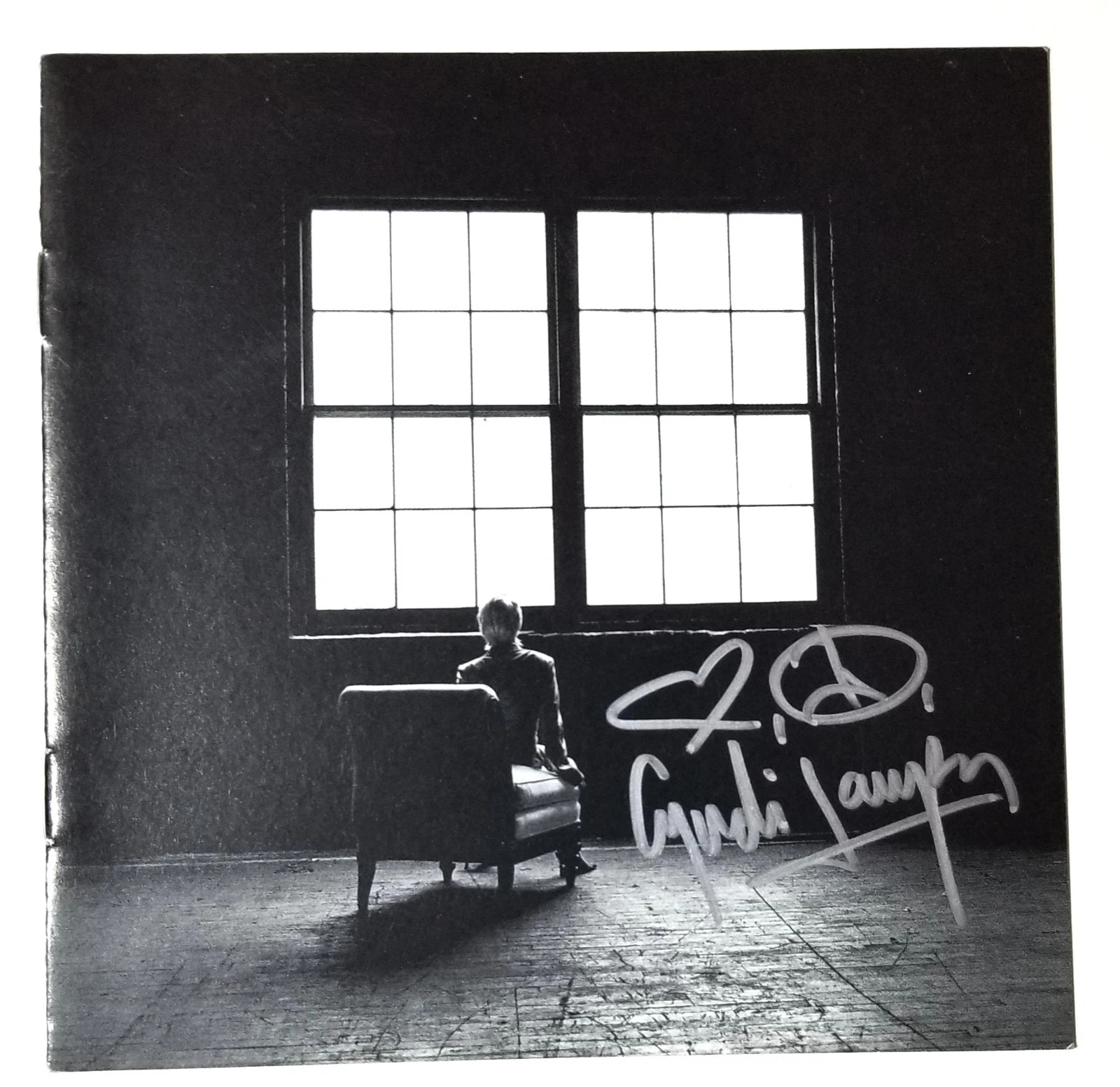 Cyndi Lauper REAL hand SIGNED At Last CD Cover #3 JSA COA Autographed Goonies