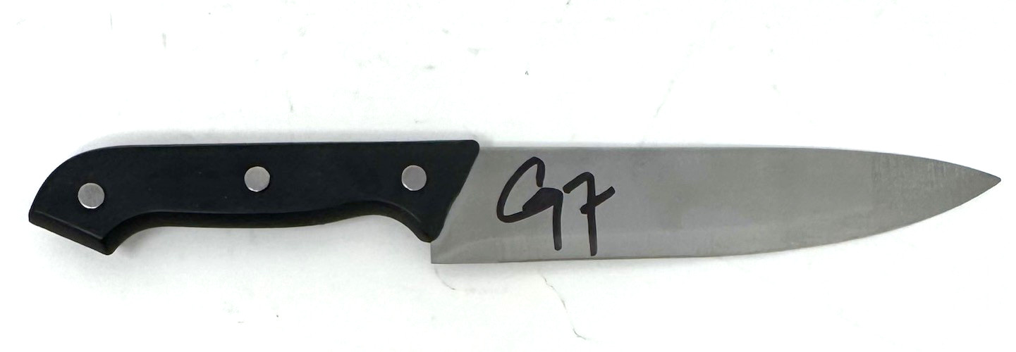 Guy Fieri Signed Autograph Chef Knife Food Network MasterChef Beckett COA
