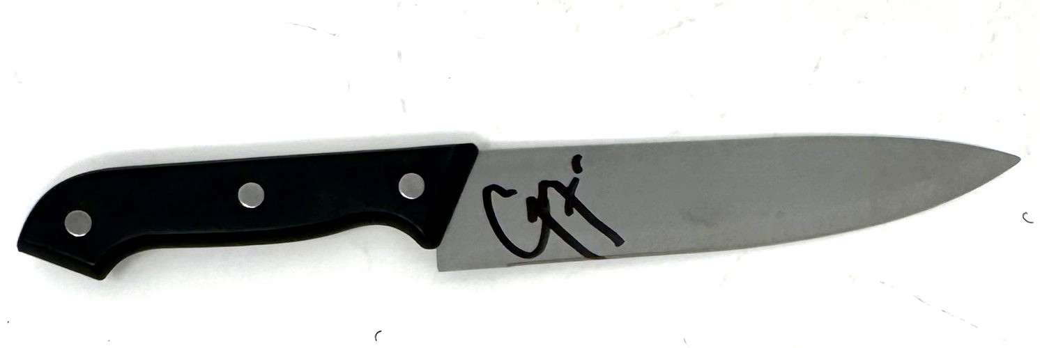 Guy Fieri Signed Autograph Chef Knife Food Network MasterChef Beckett COA