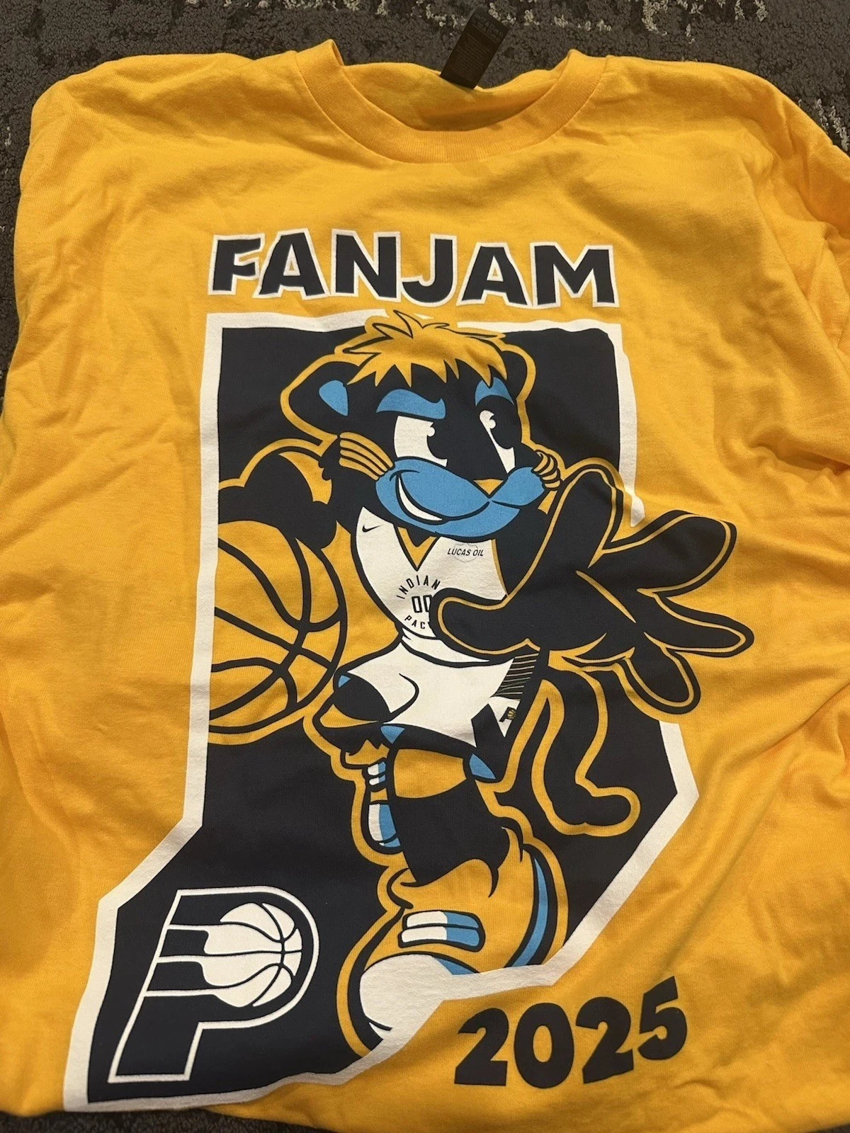 Indiana Pacers Fan Jam T-Shirt Size Adult XL 2025-26 Season