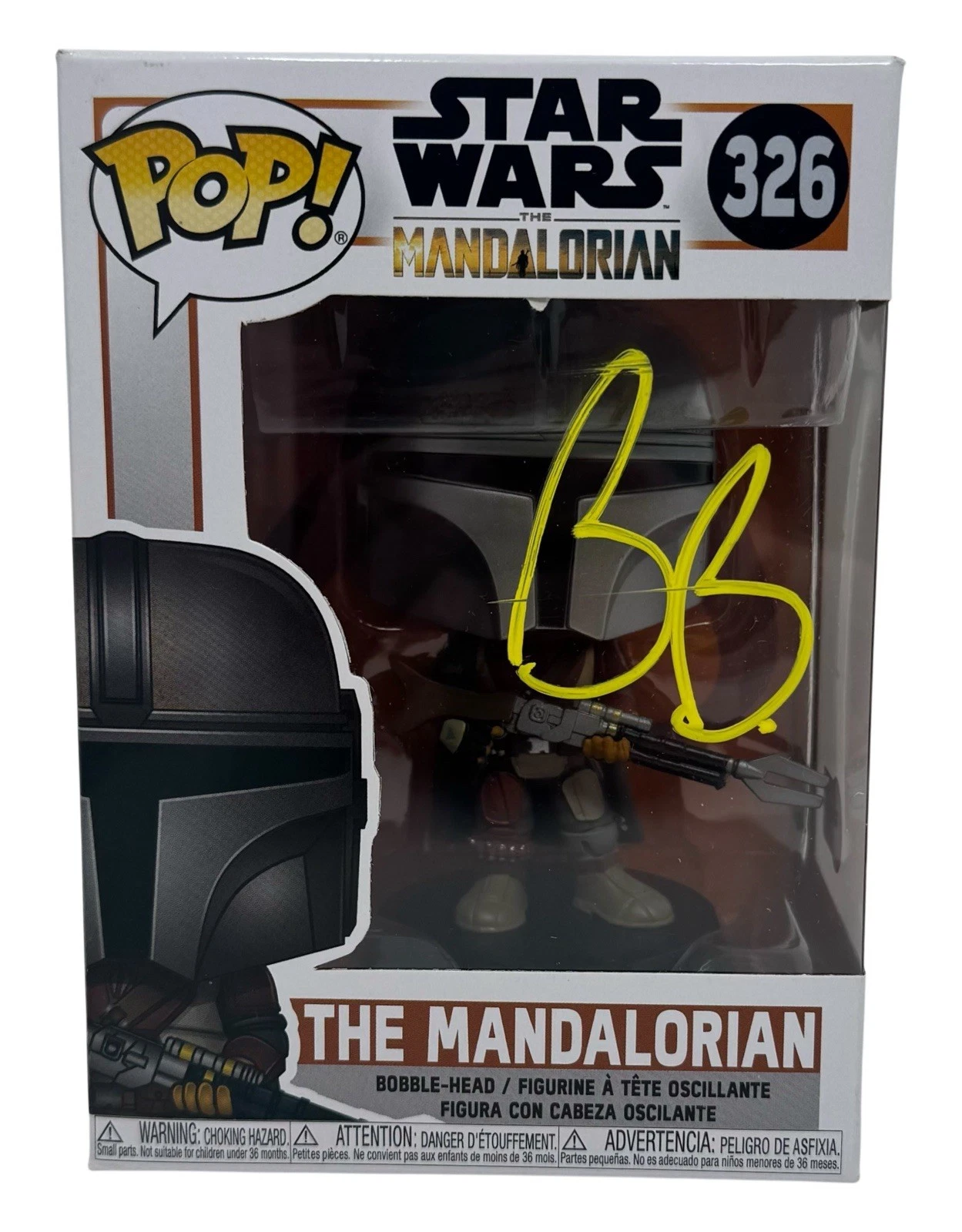Bill Burr Signed Star Wars The Mandalorian Funko Pop Migs Mayfield Beckett COA