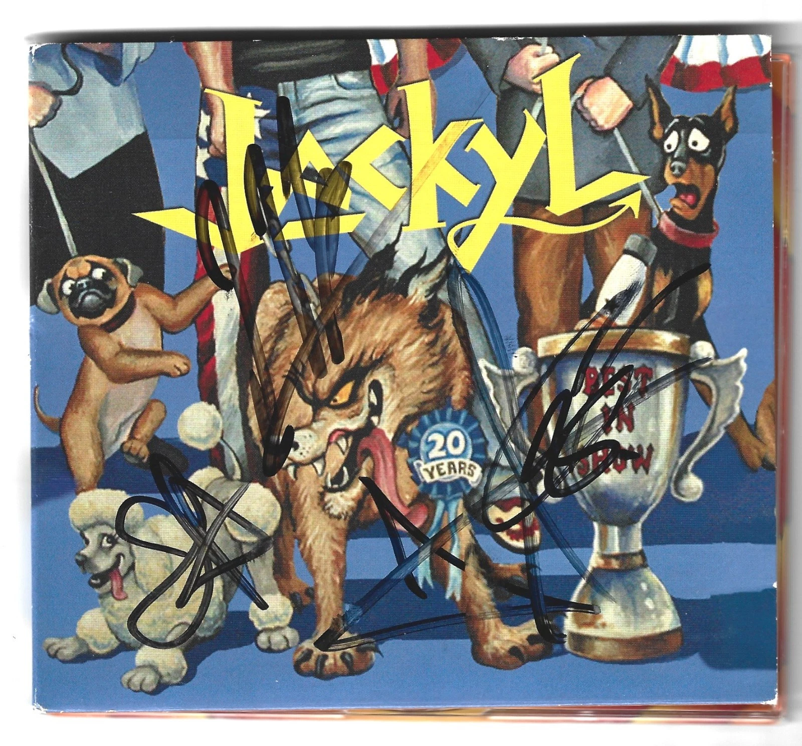 JACKYL full band REAL hand SIGNED Best In Show CD COA Jesse James Dupree